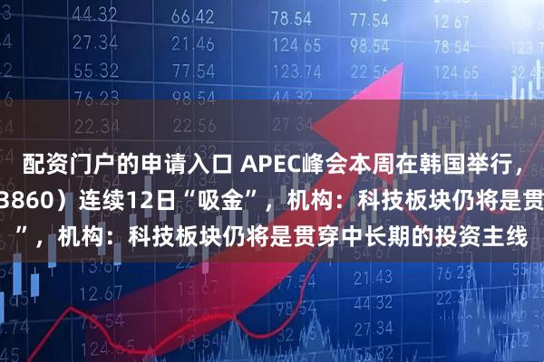 配资门户的申请入口 APEC峰会本周在韩国举行，港股通科技ETF（513860）连续12日“吸金”，机构：科技板块仍将是贯穿中长期的投资主线