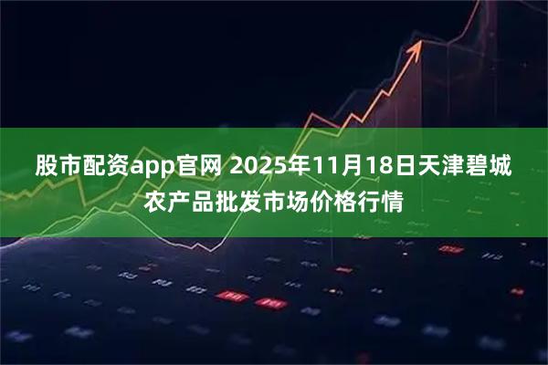 股市配资app官网 2025年11月18日天津碧城农产品批发市场价格行情